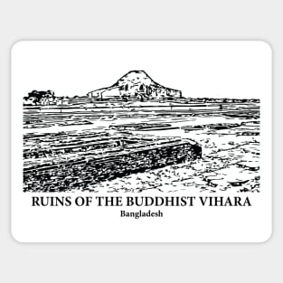 Ruins of the Buddhist Vihara - Bangladesh Sticker
